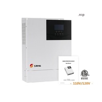 Convertisseur tout-en-un hors réseau SRNE 220v Convertisseur 5Kw 80A Contrôleur solaire MPPT Prix d'usine Entrée 500V Onde sinusoïdale pure