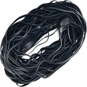 Gelang karet hitam besar tahan UV karet gelang hitam untuk kemasan, RC, ikat rambut elastis kualitas Pro dibuat di Cina - Product Image 4