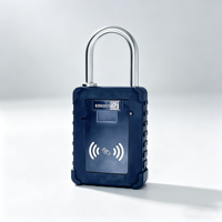 Serrure logistique pour cartes RFID, directement de l'usine, avec suivi GPS continu 24h/24. Verrou antivol pour le transport de marchandises en vrac en conteneur