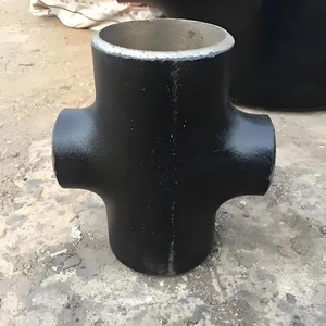 Trung Quốc Nhà sản xuất thép carbon <span class=keywords><strong>ANSI</strong></span> b16.9 A234 wpb BW phụ kiện 2 "mông hàn mông hàn giảm chéo 4 cách giảm chéo - Product Image 2