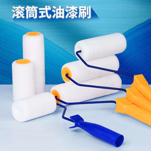 Sponge Roller <b>Brush</b> 4 Inches Circular Trimming Paint Tool Home Use - Product Image 5