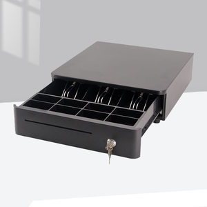 <span class=keywords><strong>Caja</strong></span> <span class=keywords><strong>Registradora</strong></span> Automática HER-330R de Acero para Punto de Venta en Restaurantes con Cajón de Dinero Pequeño RJ11 - Product Image 1