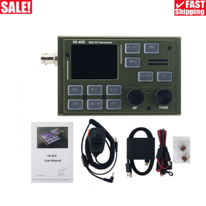 Transceptor Stock Fx-4cr-2 de 3.ª Generación +1-wbr20w con Potencia Ajustable Compatible con Usb/lsb/cw/<span class=keywords><strong>am</strong></span>/wbrfw Plc - Product Image 1