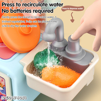 Faire semblant de jouer à l'eau évier Table de cuisson Mini jouets de cuisine en plastique pour filles enfants