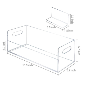 Bespoke xách tay rõ ràng Acrylic Stackable <span class=keywords><strong>CD</strong></span> chủ hiển thị khay với cutout xử lý nhỏ gọn Disco tổ chức - Product Image 2
