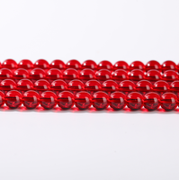 JD GEMS - Cuentas Sueltas de Vidrio de un Solo Color de 4-16 mm, Cuentas Redondas Multicolores, Ideales para Materiales de Fabricación de Joyería DIY