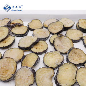 Sinocharm Vegetales congelados Fácil de cocinar IQF Rebanada de berenjena frita Berenjena asada congelada - Product Image 2