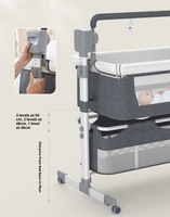Berceau à bascule électrique automatique pour bébé, lit à bascule électrique variable, berceau à bascule pour nouveau-né, vente en gros