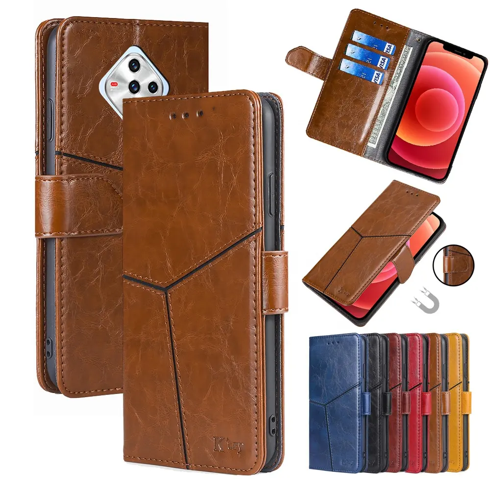 Fashion Ultra Slim Card Wallet Phone Case For VIVO X60 X50 V20/19 Y70S Y97/85 Mobile Phone Cover For VIVO IQOO Leather Flip Case