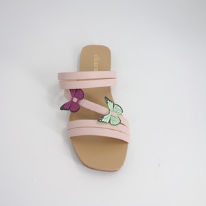 Sandales de plage personnalisées avec papillons pour femmes, pour dames, pantoufles de plage, vente en gros, été, - Product Image 2