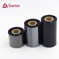 Cinta de Transferencia Térmica de Resina de Primera Calidad para Impresoras de Códigos de Barras Zebra TSC, Compatible con TTR, Resistente a Rayones