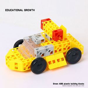 2020 New Baby Kids Pädagogische ABS Kunststoff Magic Bricks Spielzeug Benutzer definierte Blöcke 3D Auto DIY Bausteine für Kinder - Product Image 5