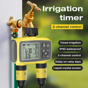 Precio de fábrica, temporizador impermeable, riego, temporizador de riego automático, de 2 canales Control, dispositivo de riego automático - Product Image 2