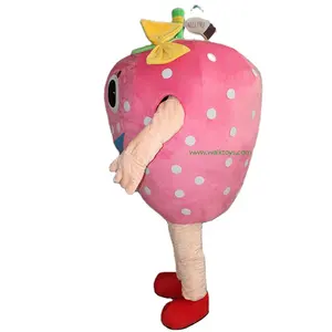 Factory price custom mascot costume high quality strawberry mascot costume for cosplay party
