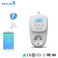 Thermostat WIFI réglable Zigbee, prise universelle, thermostat de chauffage pour radiateurs, climatisation, ventilateur soufflant