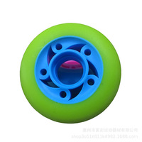 Roues de patins à roulettes en PU de haute qualité à rebond élevé, roues de patins en ligne, impression personnalisée, taille et couleur personnalisables
