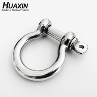 Manilles de châssis en acier inoxydable forgé à chaud 304/316, type JIS, pour usage marin