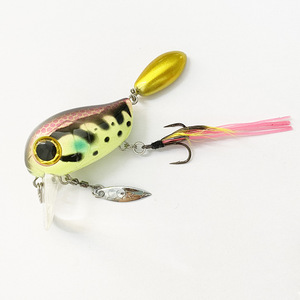 54mm 8g esca pesciolino galleggiante Crankbait <span class=keywords><strong>spigola</strong></span> <span class=keywords><strong>con</strong></span> esca di superficie da <span class=keywords><strong>pesca</strong></span> <span class=keywords><strong>con</strong></span> amo in piuma - Product Image 3