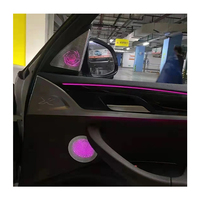 Convient à la BMW X4 G02 2022 2023 2024, style fibre de carbone, cadre de protection du haut-parleur de porte, garniture intérieure, accessoires de décoration