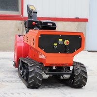 Balayeuse à neige Masenter Mini machine de déneigement hydraulique multifonctionnelle Mini chasse-neige diesel