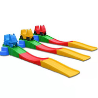 Trottinette d'entraînement pour tout-petits, jouet de montagnes russes en plastique pour enfants, équipement de divertissement intérieur/extérieur - Grande Vente