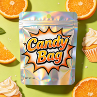 Sacs d'emballage en plastique refermables de qualité alimentaire pour bonbons, avec logo personnalisé imprimé, échantillon gratuit, fabriqués en usine OEM, pochettes verticales réutilisables