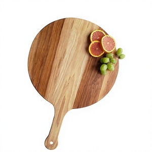 Support à pizza en bois pour restaurant, cuisine, table à manger, présentation et stockage de pizzas - Product Image 1
