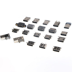 ผู้ผลิตขั้วต่อ USB มืออาชีพ SMT 6 พิน 24 พิน 26 พิน DIP ตัวผู้ 16 พิน USB 3.1 Type C ตัวเมีย - Product Image 1