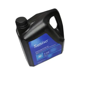 काले रंग प्लास्टिक की बोतल Suniso प्रशीतन कंप्रेसर तेल 3GS/4GS/5GS