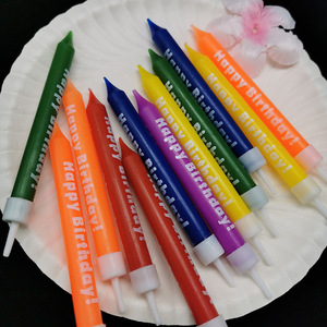 Nouvelles Bougies d'<span class=keywords><strong>Anniversaire</strong></span> Colorées 2026 – Design Macarons Imprimés pour Décoration de Gâteau d'<span class=keywords><strong>Anniversaire</strong></span> - Product Image 4