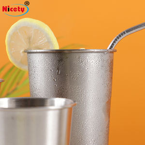 Gobelet à bière en acier inoxydable 250ml 300ml 350ml 500ml Incassable Sans BPA Réutilisable pour Bar Fête Extérieur - Product Image 4