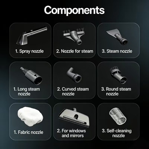 <span class=keywords><strong>Aspirateur</strong></span> vapeur portable professionnel 2026 pour nettoyage à sec et humide des tissus d'ameublement, idéal pour sièges de voiture, canapés, tapis et tissus. - Product Image 5