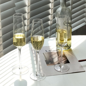 Copas de vino de <span class=keywords><strong>cristal</strong></span> de restaurante de alta calidad, copas de champán transparentes de estilo francés, flauta de champán de <span class=keywords><strong>cristal</strong></span> Premium - Product Image 1