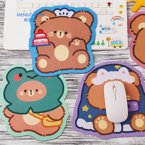 Alfombrilla de Ratón Antideslizante con Diseño de Oso Kawaii, Alfombrilla de Escritorio de Plástico Calefactable, Impermeable, Resistente a los Arañazos, Decoración para Oficina y Hogar para Niñas - Product Image 3