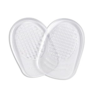 Almohadillas adhesivas de silicona para talón, almohadillas adhesivas para zapatos de Gel, plantillas transparentes Unisex, plantillas De Gel, 1 par/bolsa de polietileno S/L - Product Image 5