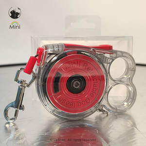 Correa retráctil para perros OEM de fábrica, 3M de largo, manos libres, suministros para entrenamiento y caminar para mascotas - Product Image 3