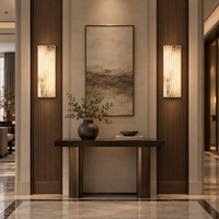 Applique murale LED en laiton Alabaster des États-Unis, lumière blanche chaude de luxe pour l'intérieur, idéale pour la maison, l'hôtel, la chambre à coucher, l'éclairage d'ambiance