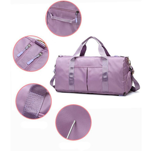 <span class=keywords><strong>Bolsa</strong></span> Deportiva <span class=keywords><strong>de</strong></span> Nailon <span class=keywords><strong>de</strong></span> Gran Capacidad, Seca/Húmeda, con Compartimento para Zapatos, para Gimnasio, Viajes y Actividades al Aire Libre - Product Image 4