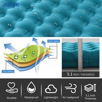 Matelas gonflable de camping pliable d'extérieur avec pompe intégrée Matelas gonflable de plage de pique-nique Matelas gonflable auto-gonflant