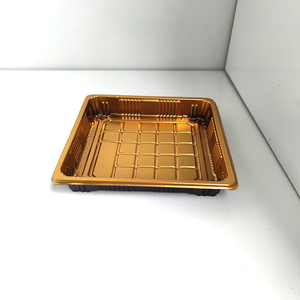 Récipient à sushi en plastique jetable à couvercle transparent avec couvercle plateaux à sushi jetables JY-81205 boîtes à sushi carrées - Product Image 5