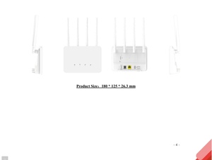 Enrutador de módem inalámbrico interior 4G LTE CPE con para llamadas/batería de 2500mAh/<span class=keywords><strong>Wifi</strong></span> - Product Image 3