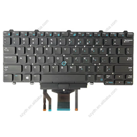 Nuovo puntatore retroilluminato inglese Teclado tastiera per Laptop Dell Latitude E5450 E7250 E7450 E7480 E7490 7480 5488 7490 04DXYW