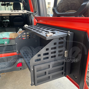 Estribos Laterales Plegables con Mesa para Portón Trasero para <span class=keywords><strong>Jeep</strong></span> 2018 2019 2020-2024, Accesorio de Tuning Exterior, Piezas de Mejora para Coche Joryee - Product Image 3