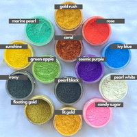 SANKIN arc-en-ciel holographique poudre de paillettes artisanat fin résine époxy ongles attrayant Laser poudre de paillettes résine époxy colle polymère
