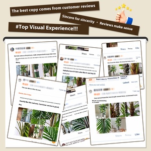 Ventes directes <span class=keywords><strong>d</strong></span>'usine de palmier artificiel en plastique dispersé anémone arbre jardin en pot grandes plantes artificielles <span class=keywords><strong>d</strong></span>'extérieur - Product Image 3
