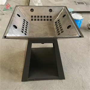 Barbecue grill d'extérieur, gril <span class=keywords><strong>à</strong></span> rôtissoire, en acier, <span class=keywords><strong>à</strong></span> corten, 1 pièce - Product Image 5