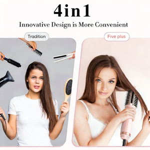 Brosses à cheveux électriques 3-en-1 multifonctionnelles rotatives avec têtes interchangeables et technologie ionique pour usage domestique - Product Image 3