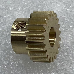 Machining Custom Service High Precision CNC Machining Turning Parts Customized Metal Brass Gear Accessory - Product Image 1