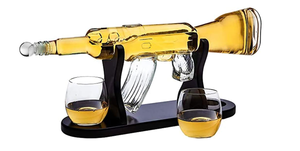 Decantador de whisky de pistola de 750ml y botella de vasos de whisky para licor Bourbon <span class=keywords><strong>Vodka</strong></span> whisky Cordero y Tequila - Product Image 3