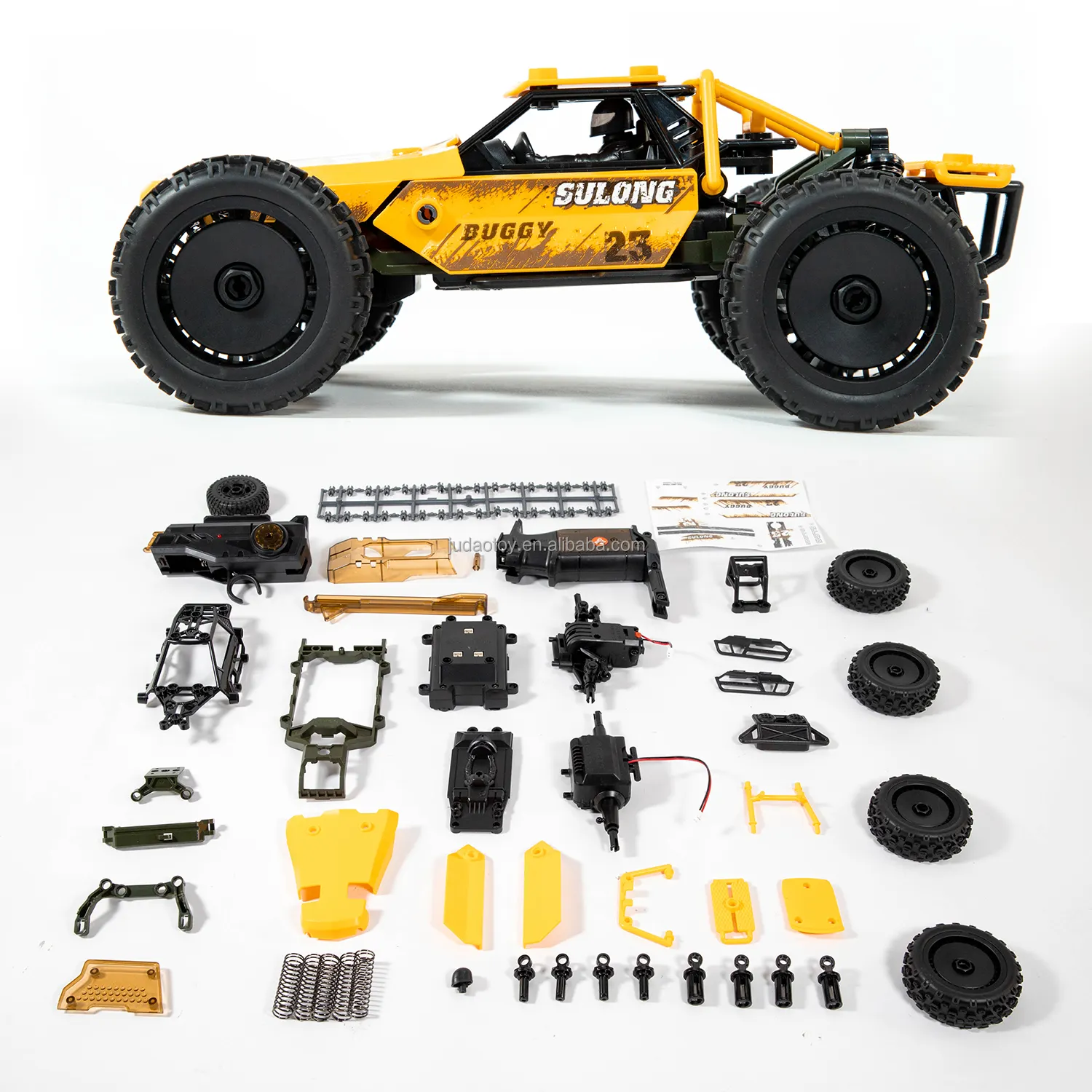 STEM RC Buggy Racer Educational Construction 1:18 Building Remote Control Truck Car Toy Smart Assembly Kit US Warehouse Spot
